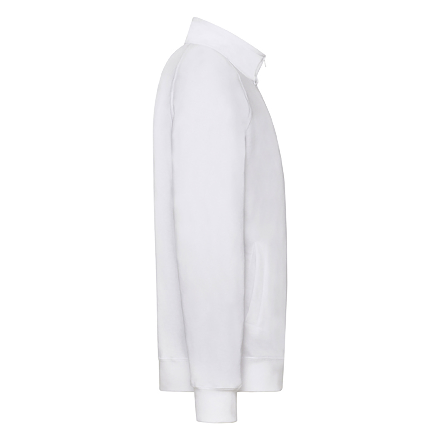 Biała bluza męska Lightweight Sweat Jacket Fruit of the Loom