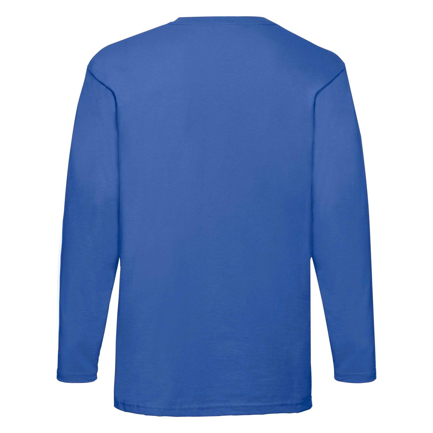 Blue Valueweight Men's Long Sleeve T-shirt Fruit of the Loom
