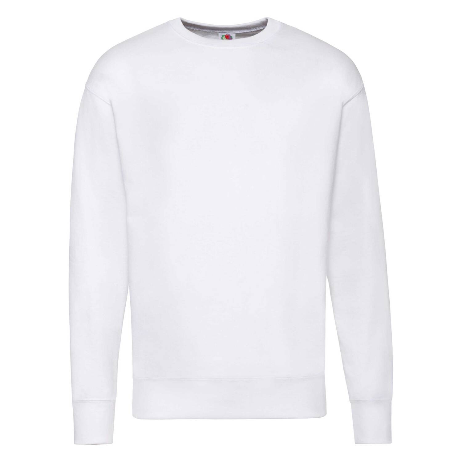 White Men&#039;s Sweatshirt Lightweight Set-in-Sweat Sweat Fruit of the Loom