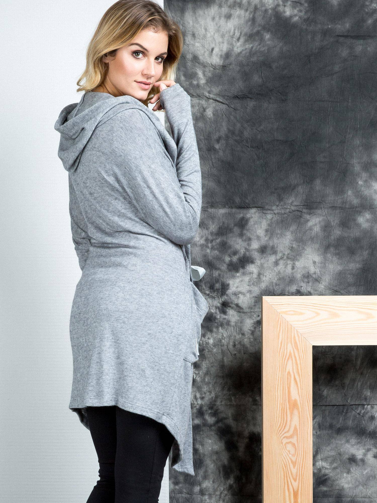 A cape of mine... Mi with patch pockets gray