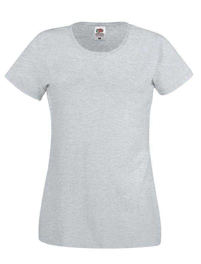 Grey Lady fit T-shirt Original Fruit of the Loom