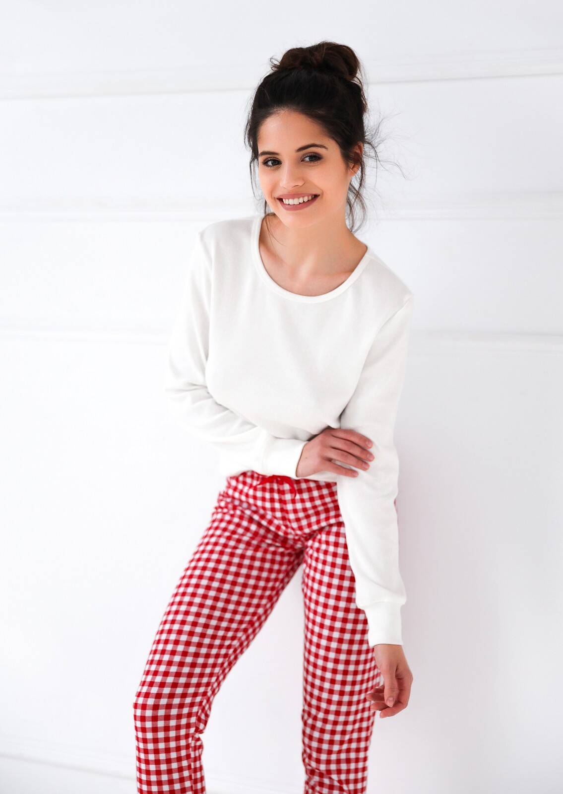 Pyjamas Sensis Perfect length/y Christmas S-XL cream 001