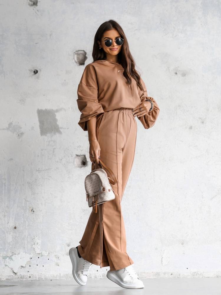 Caramel sweatshirt Cocomore cmgBZ1973.camel