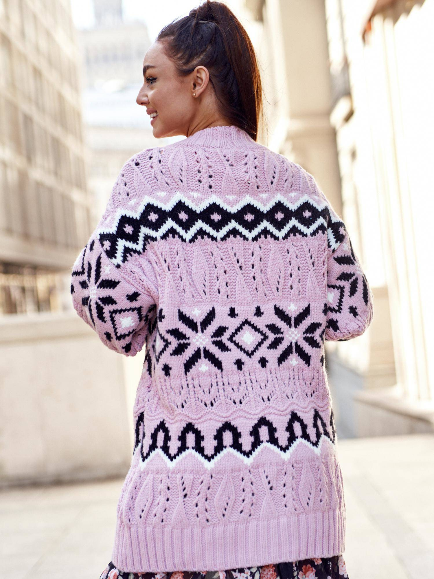 Pink cardigan Cocomore cmgB148.S14