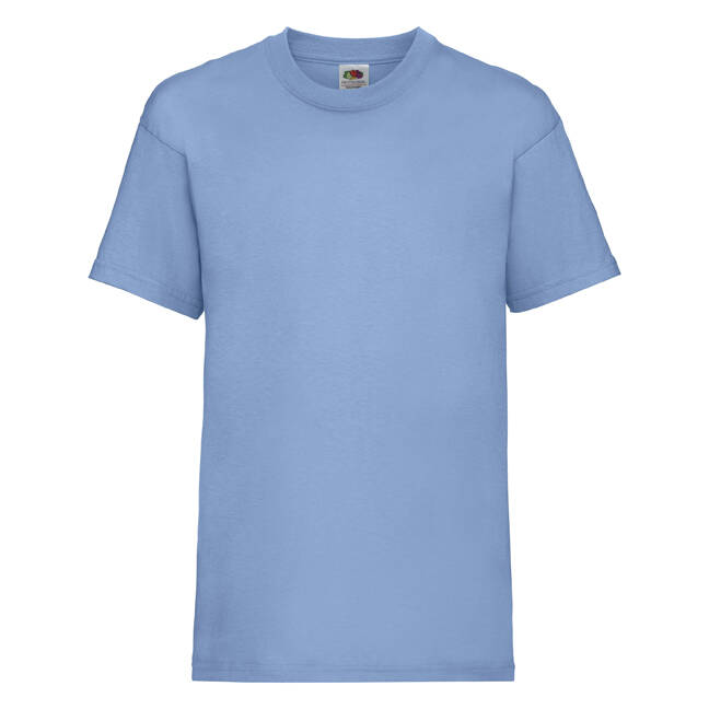 Tričko Fruit of the Loom Blue Cotton