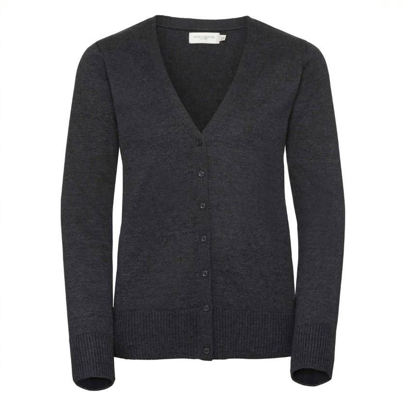 Anthracite women's pointed cardigan Russell