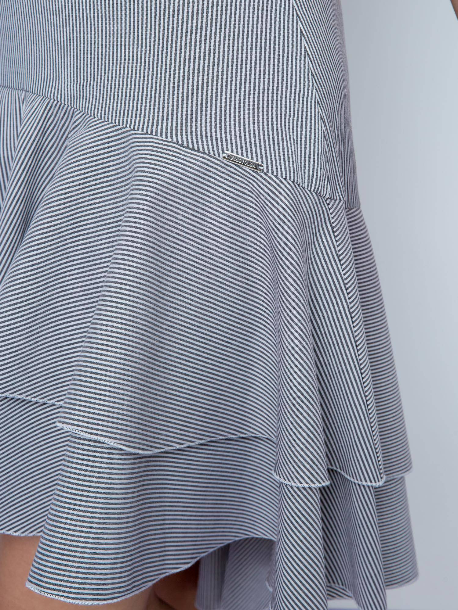 Lemonade skirt with double frill black