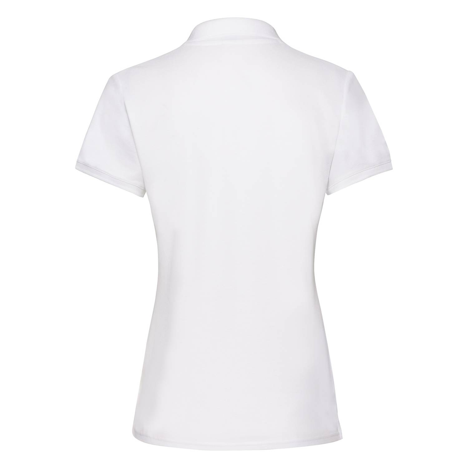 White Women's Shirt Polo Fruit of the Loom