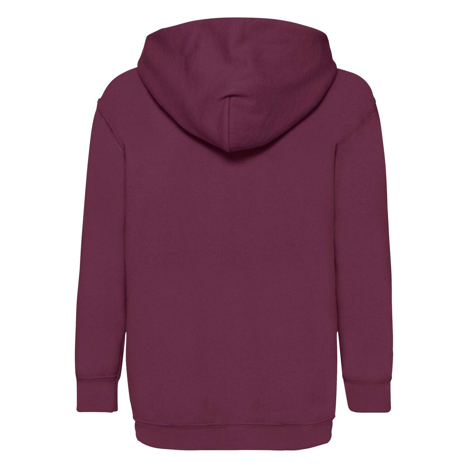 Burgundy children&#039;s sweatshirt Classic kangaroo Fruit of the Loom