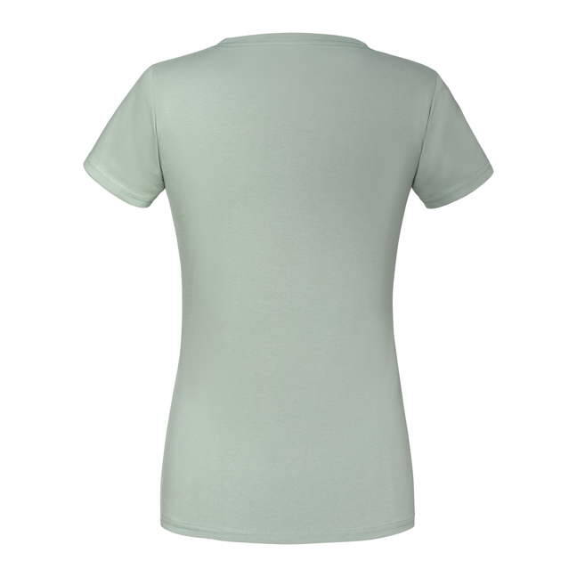 Zielona koszulka damska Iconic 195 Ringspun Premium Premium Fruit of the Loom
