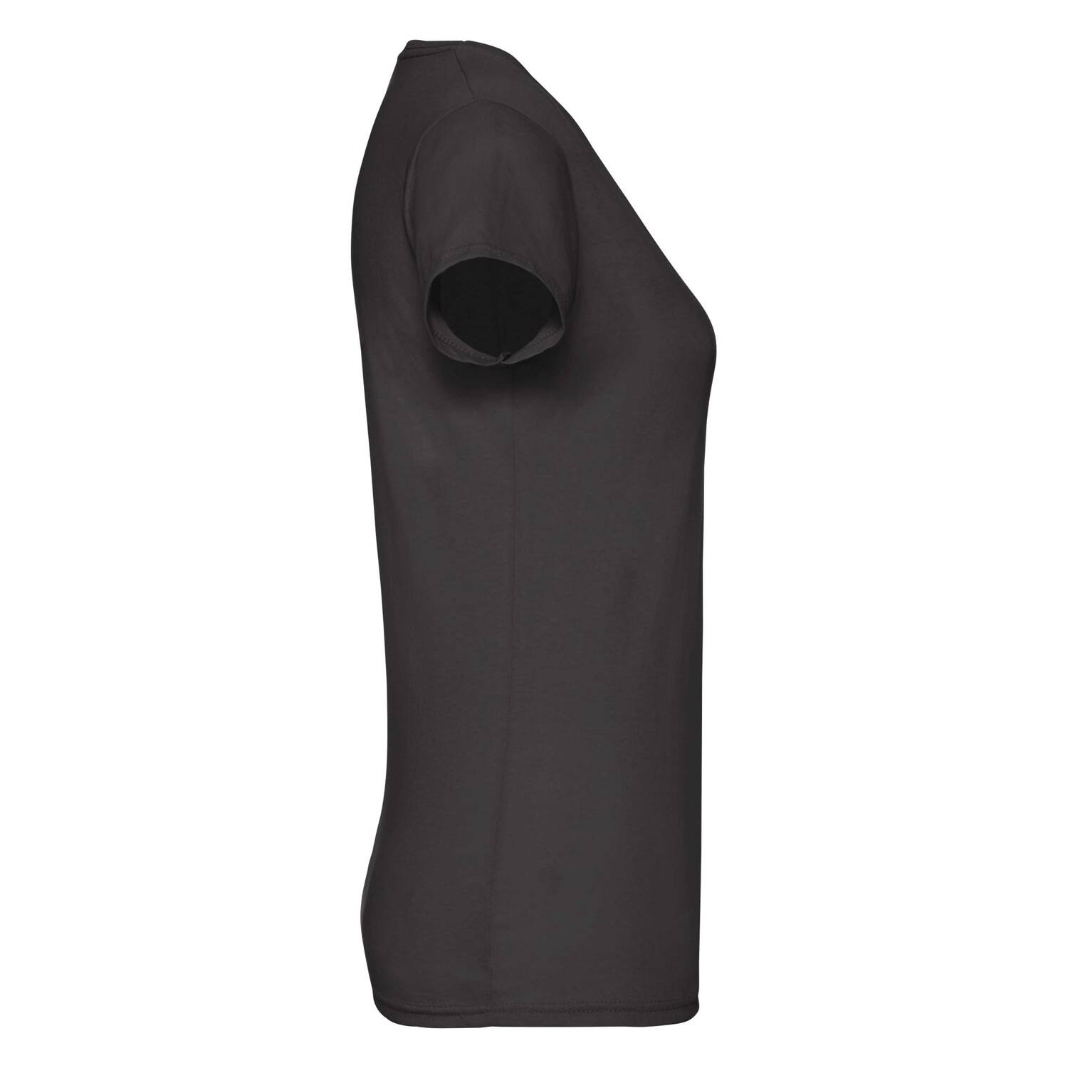 Black Lady fit tričko Original Fruit of the Loom