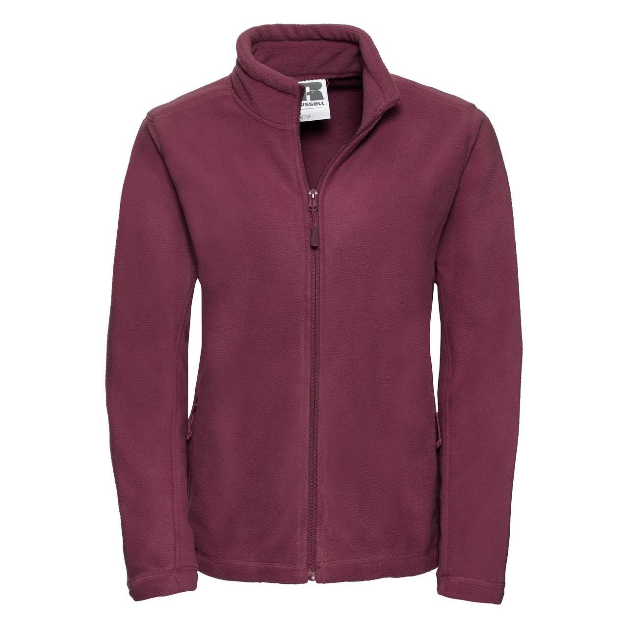 Burgundy women&#039;s fleece Outdoor Fleece Russell