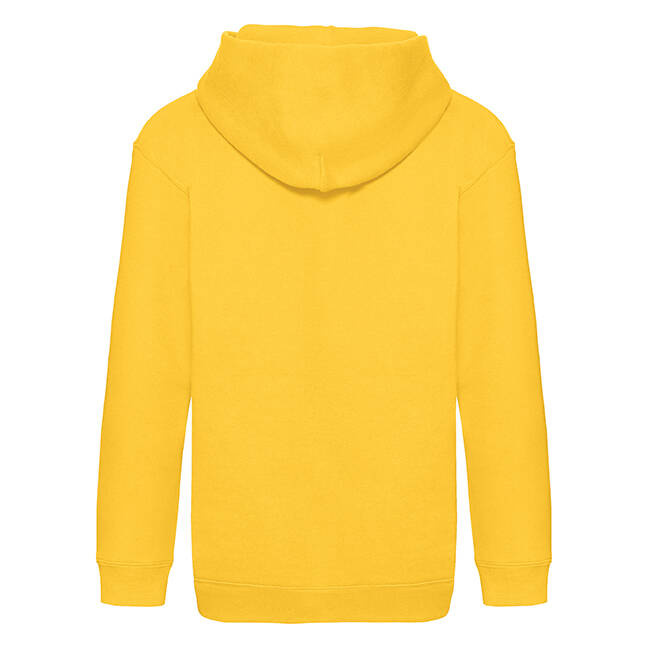 Żółta bluza dziecięca Hooded Sweat Fruit of the Loom