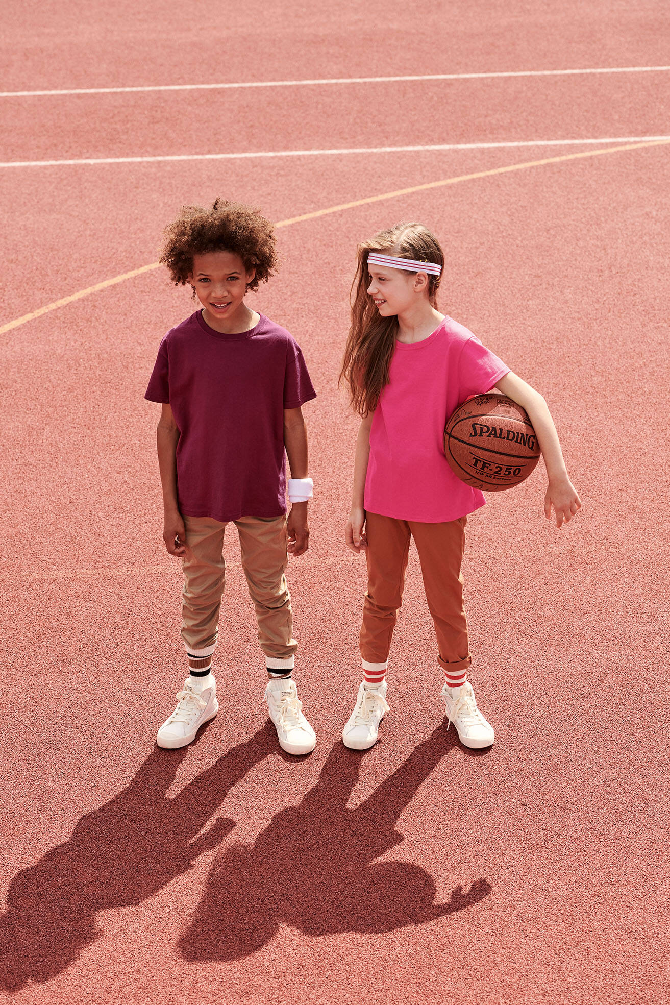 Valueweight Fruit of the Loom Pink T-shirt