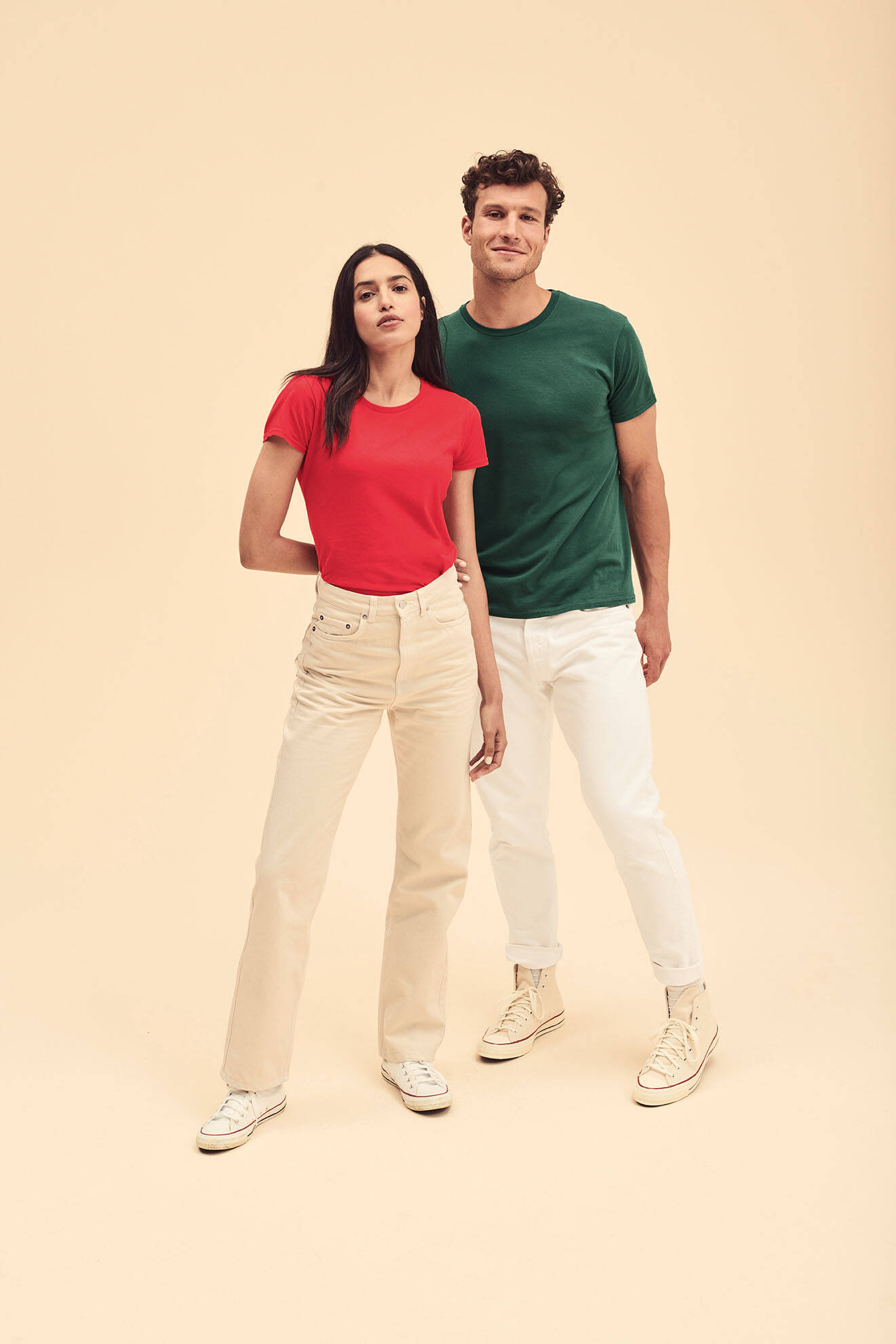 Iconic red Fruit of the Loom Women's T-shirt