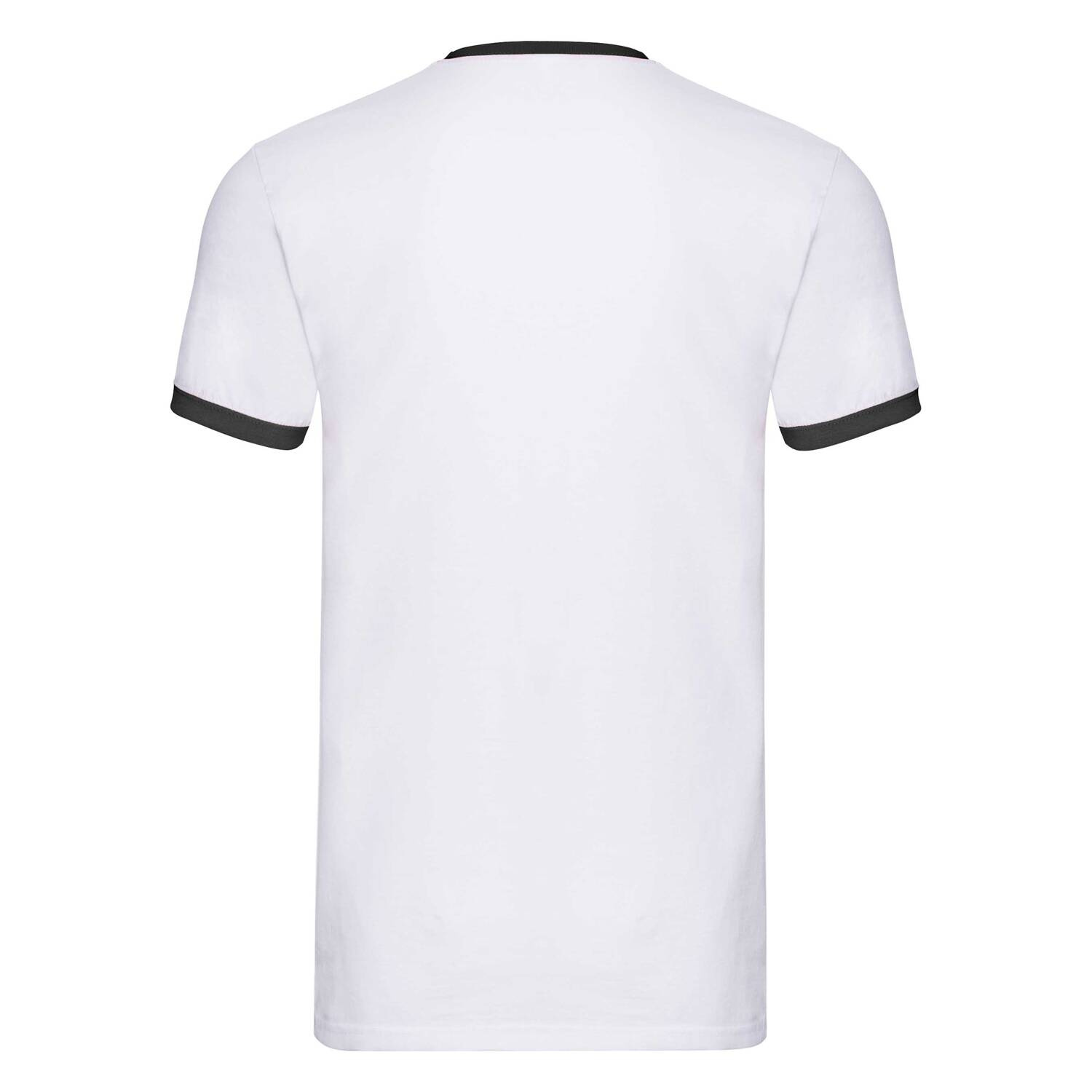 White T-shirt Ringer Fruit of the Loom