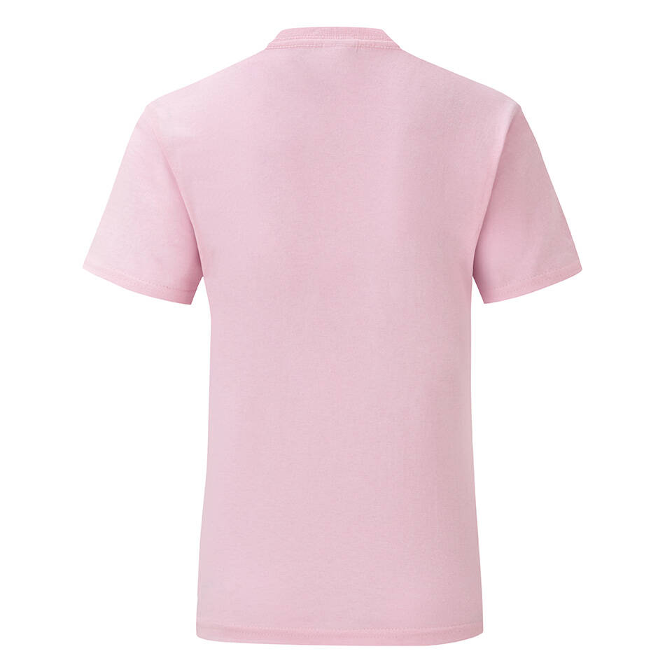 Pink Girls' T-shirt Iconic Fruit of the Loom