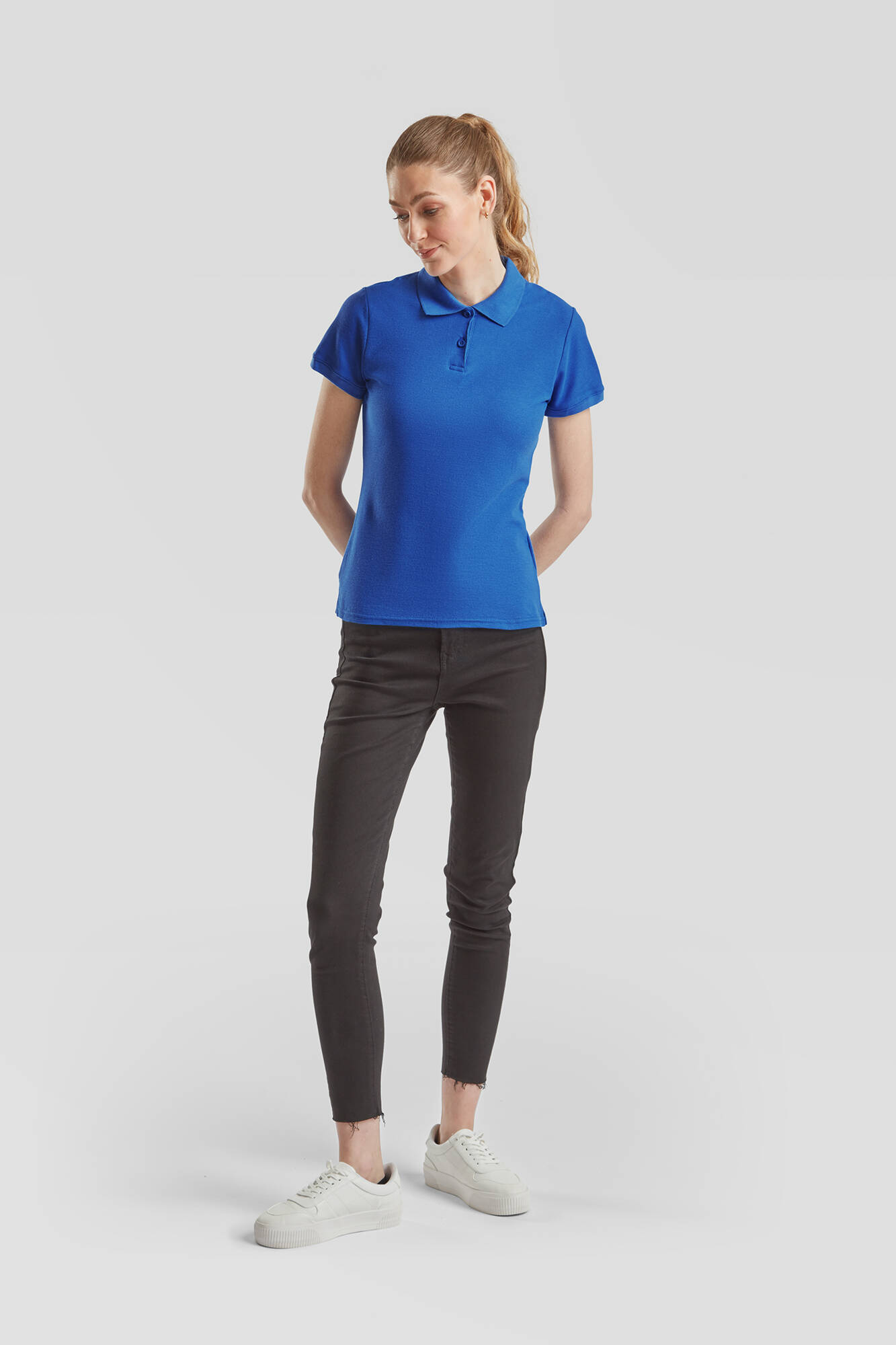 Blue Polo Fruit of the Loom