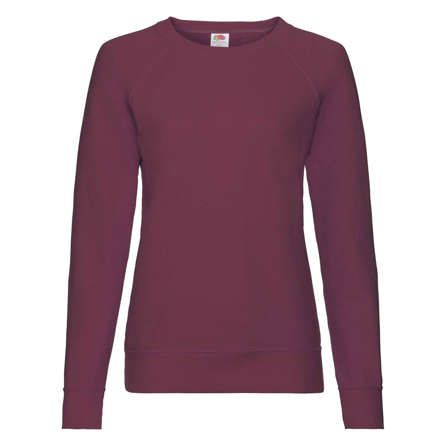 Burgundy sweatshirt classic light Fruit of the Loom