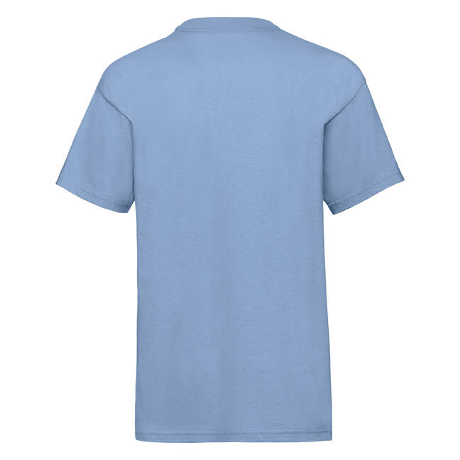 Tričko Fruit of the Loom Blue Cotton