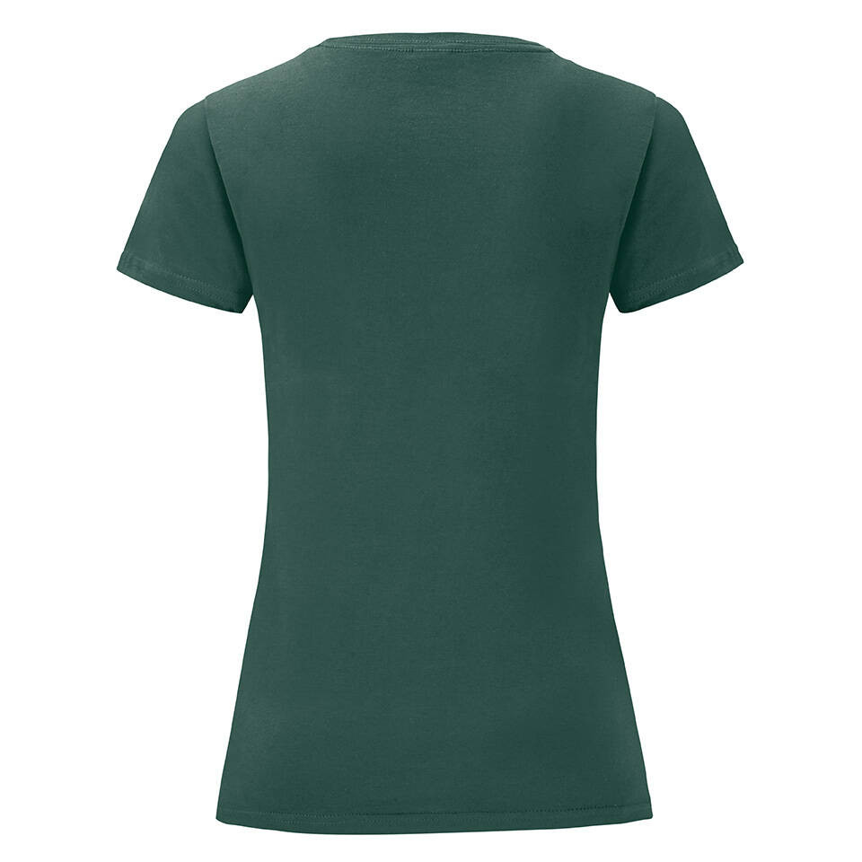 Iconic Women's Green Fruit of the Loom Women's T-shirt