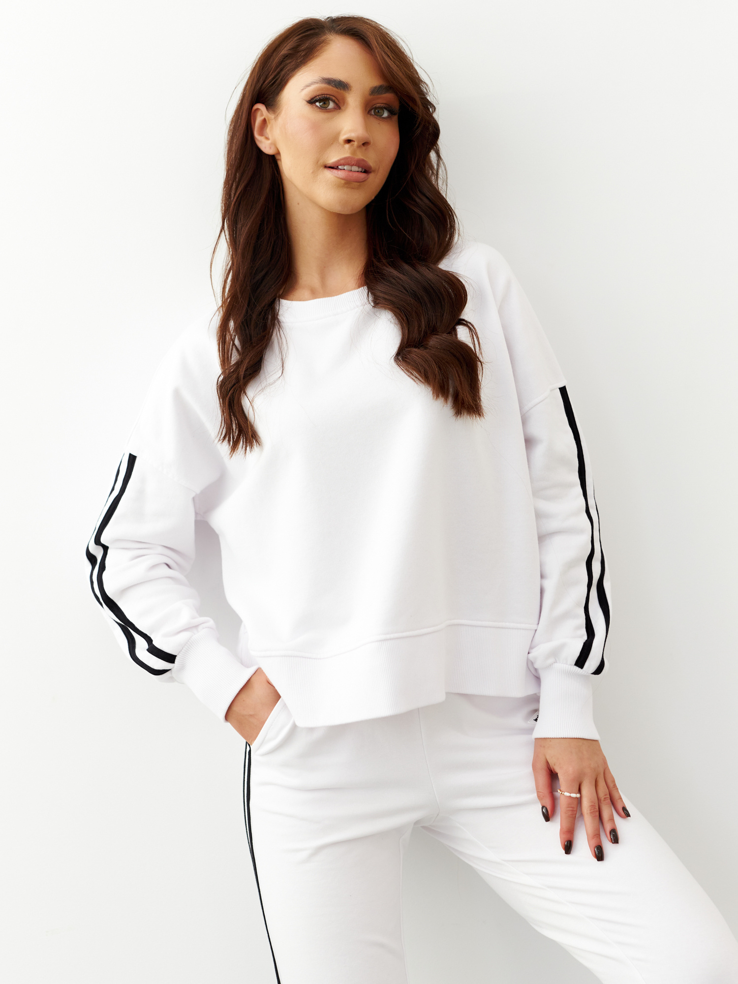 Sweatshirt white By o la la cxp1171.white