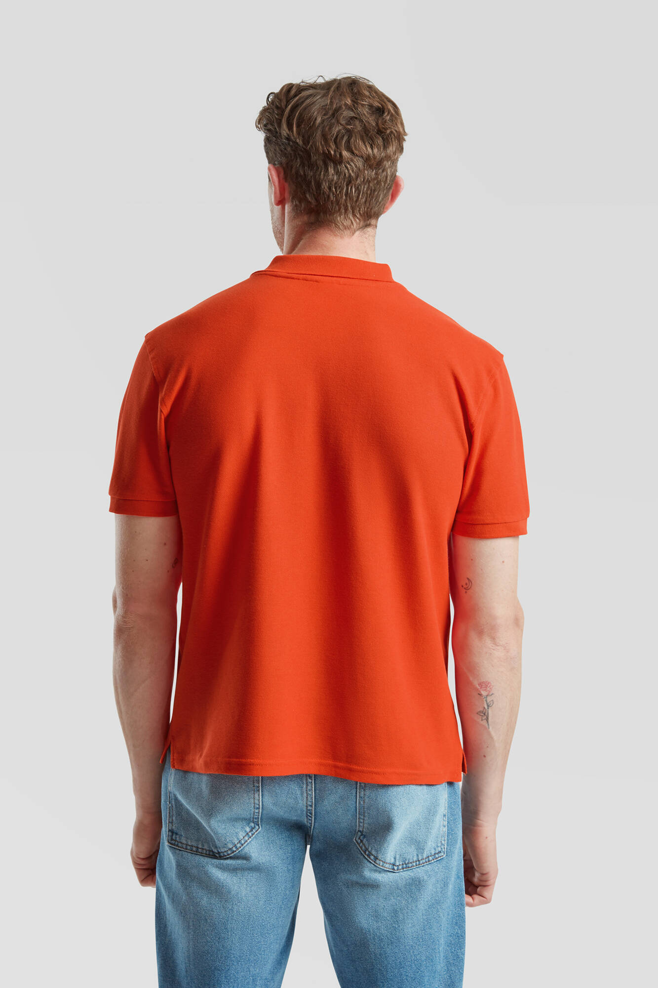 Pomarańczowa koszulka męska Iconic Polo 6304400 Friut of the Loom