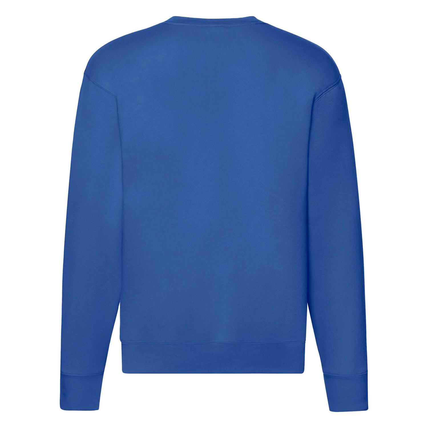 Men&#039;s Blue Sweatshirt Set-in Sweat Fruit of the Loom