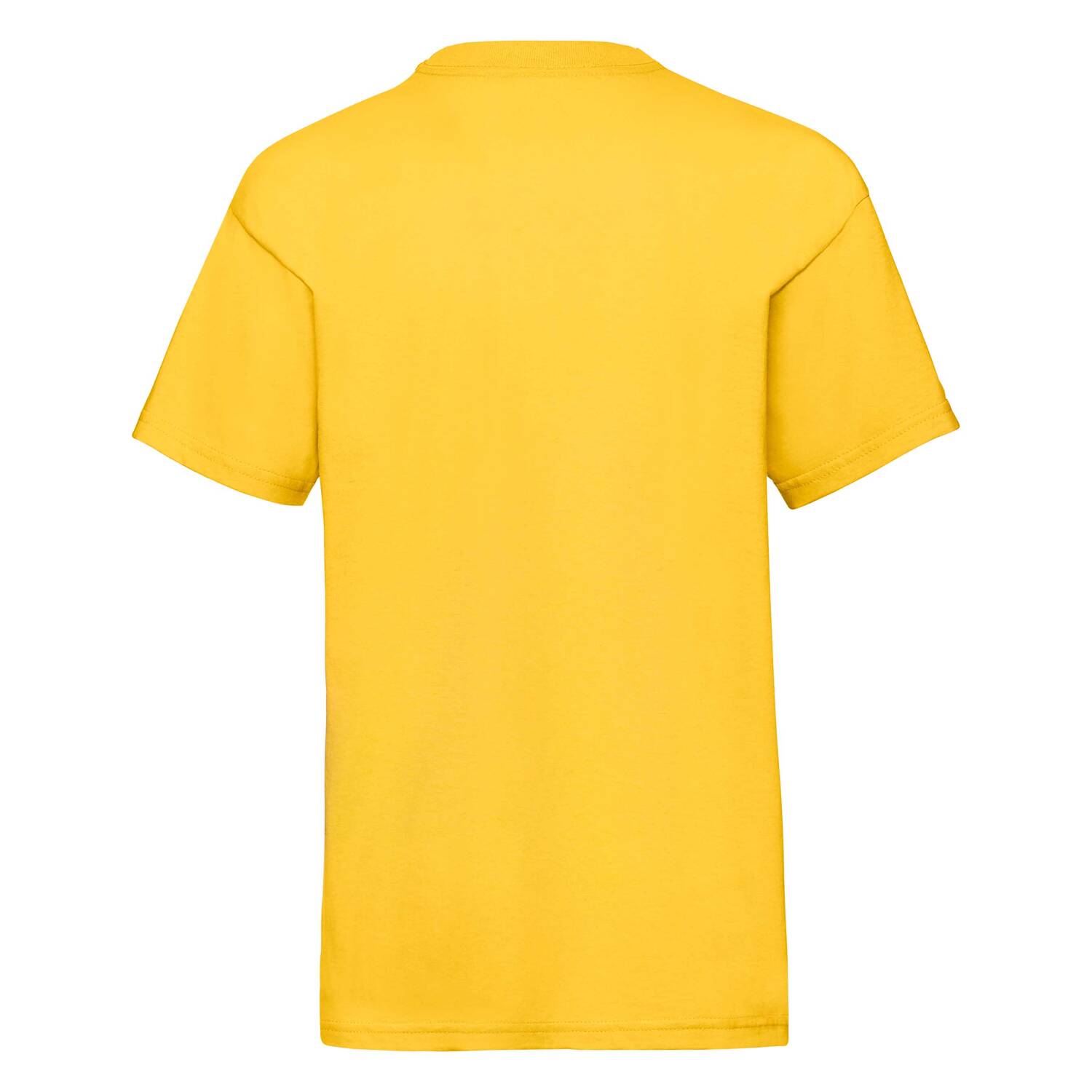 Yellow Cotton T-shirt Fruit of the Loom