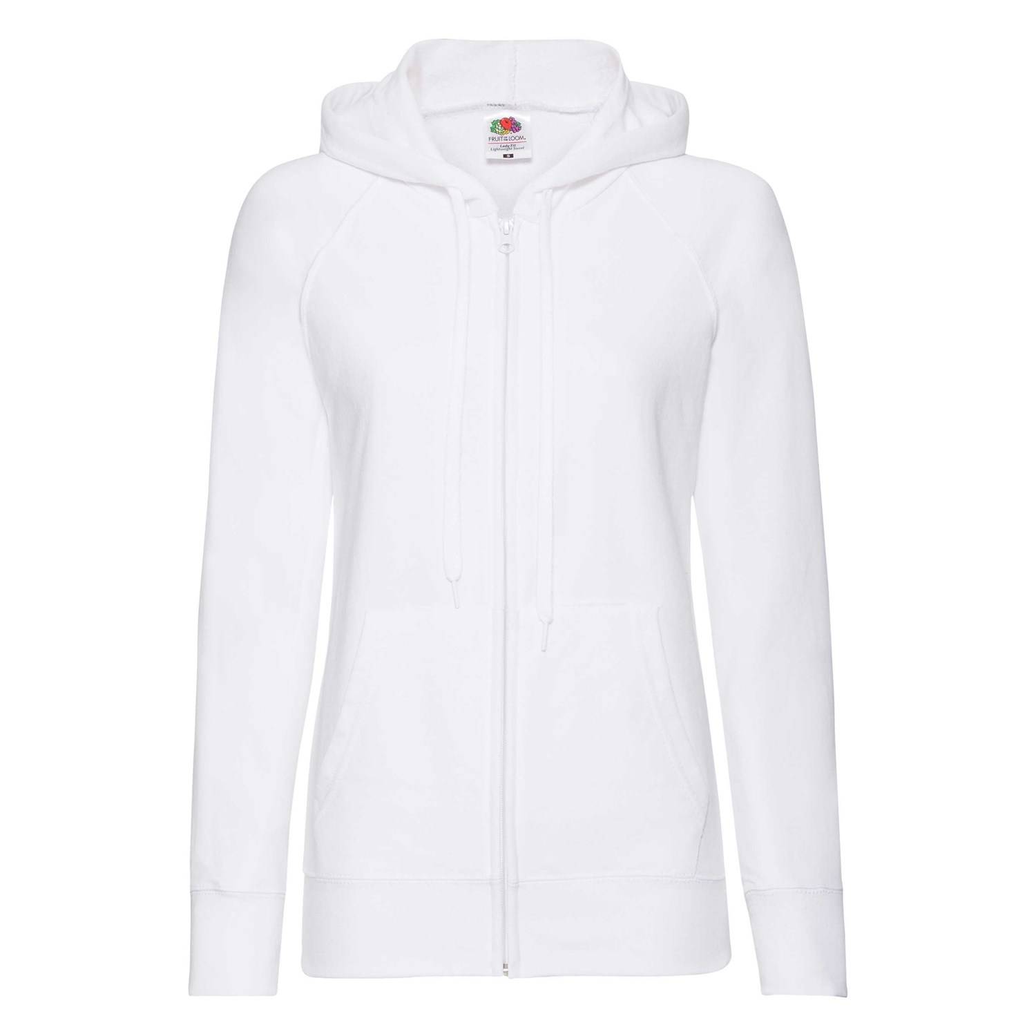 Lightweight Women's Hoodie Lightweight Zip Thru Hooded Sweat 621440 80/20 240g