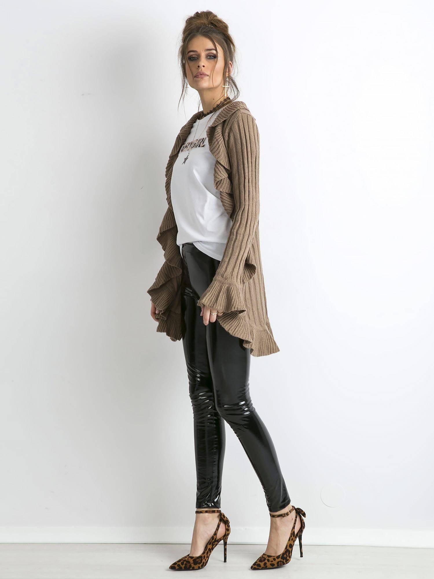 Brown cardigan Yups cmu0503. R41