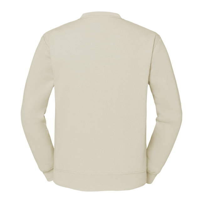 Beige Men&#039;s Sweatshirt Set-in Sweat Fruit of the Loom