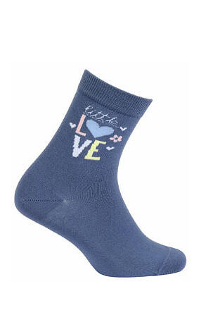 Levně Gatta G34.01N Cottoline girls' socks patterned 27-32 jeans 486