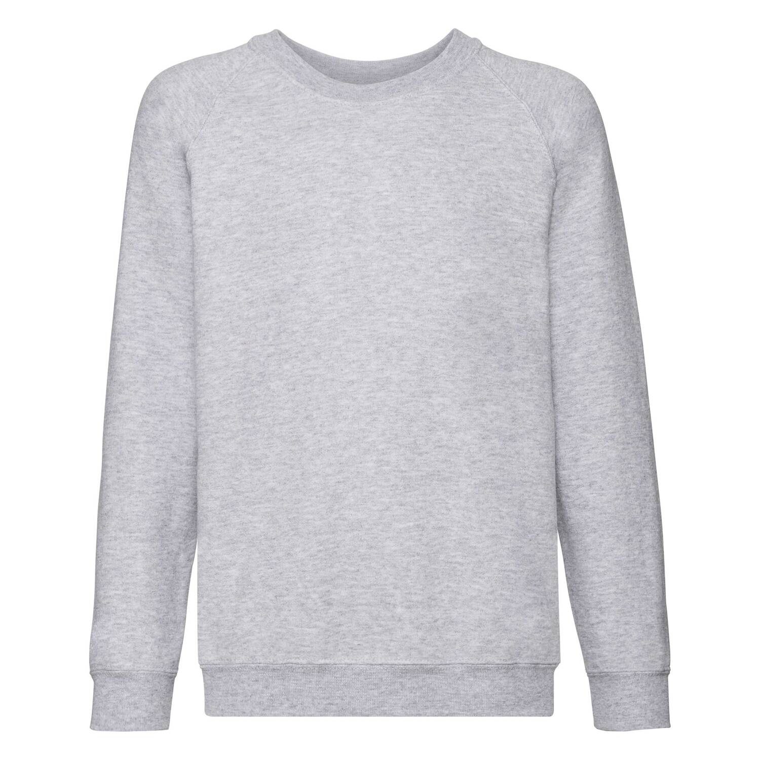 Light grey Raglan Sweat Fruit of the Loom