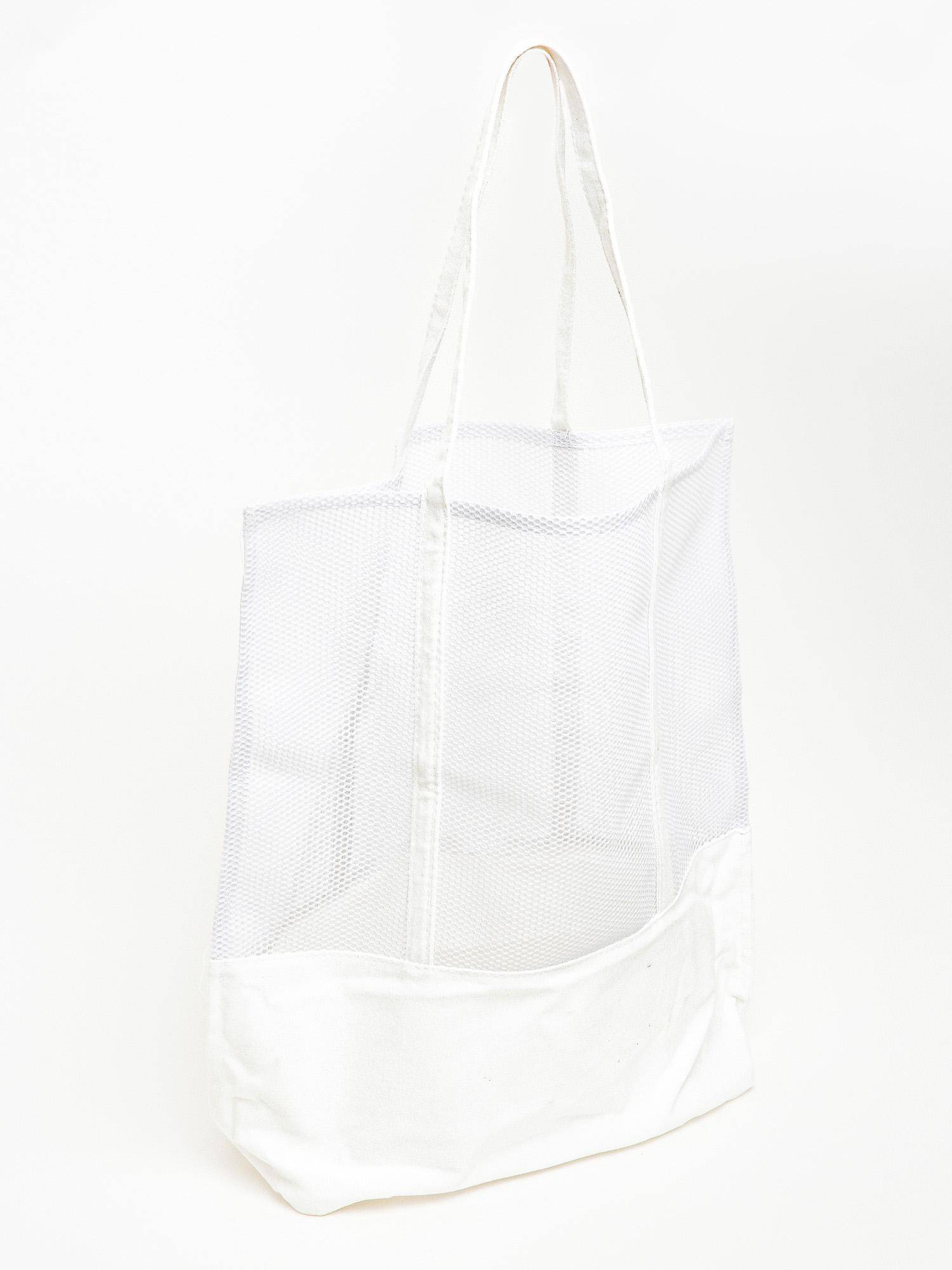 Openwork bag white