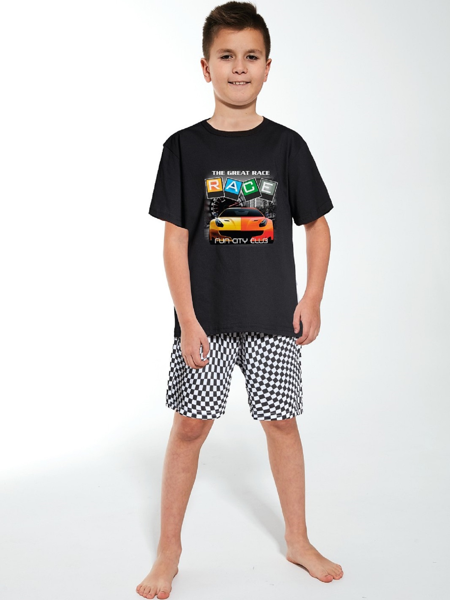 Levně Pyjamas Cornette Kids Boy 219/107 Speed 86-128 black