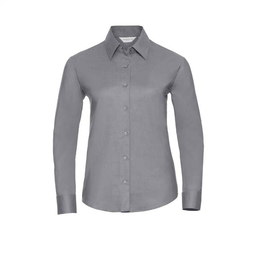 Women's Long Sleeve Shirt, Easy Care, Oxford R932F 70/30 130g/135g