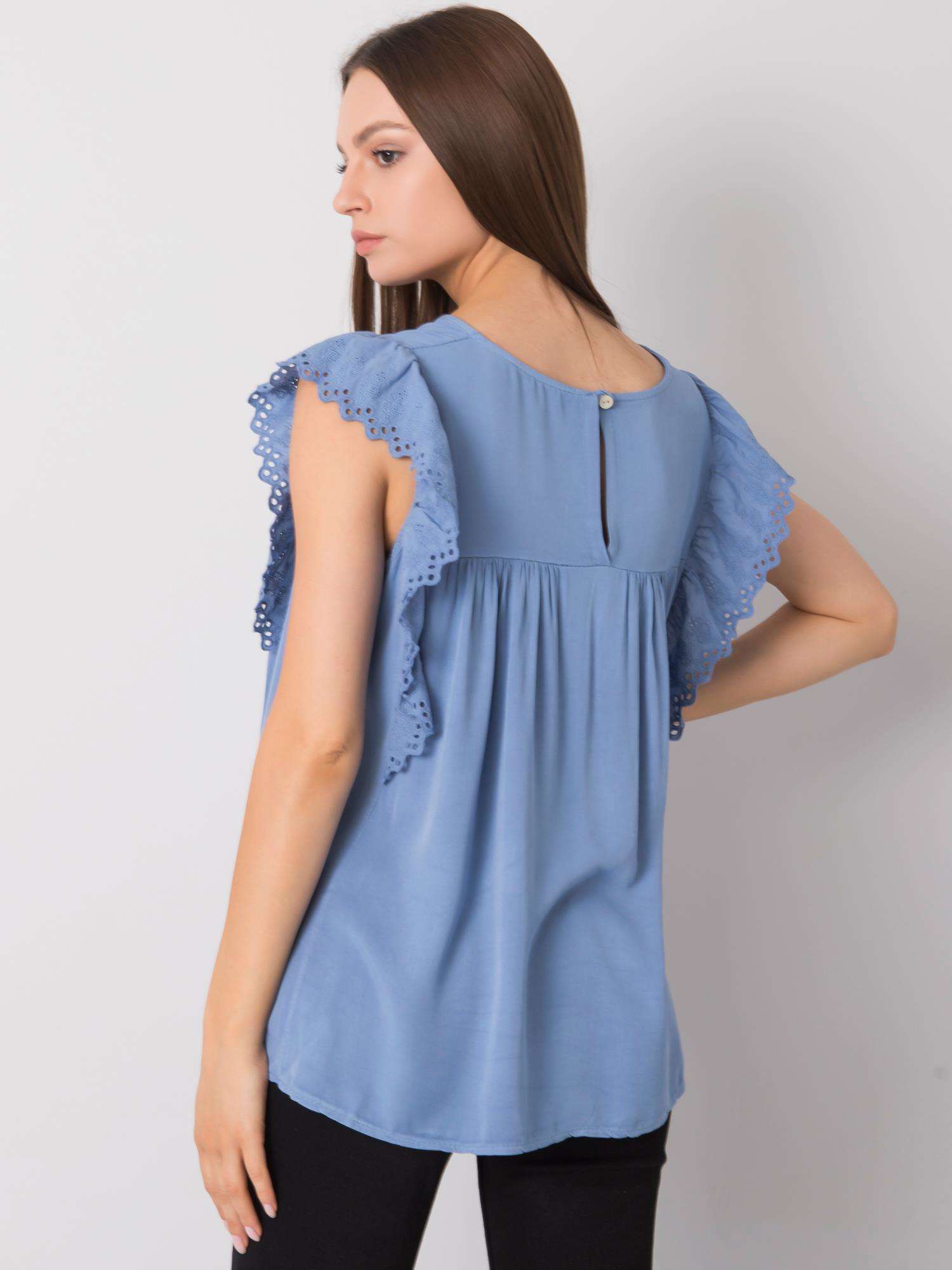 Blue blouse Yups awd0467. R13