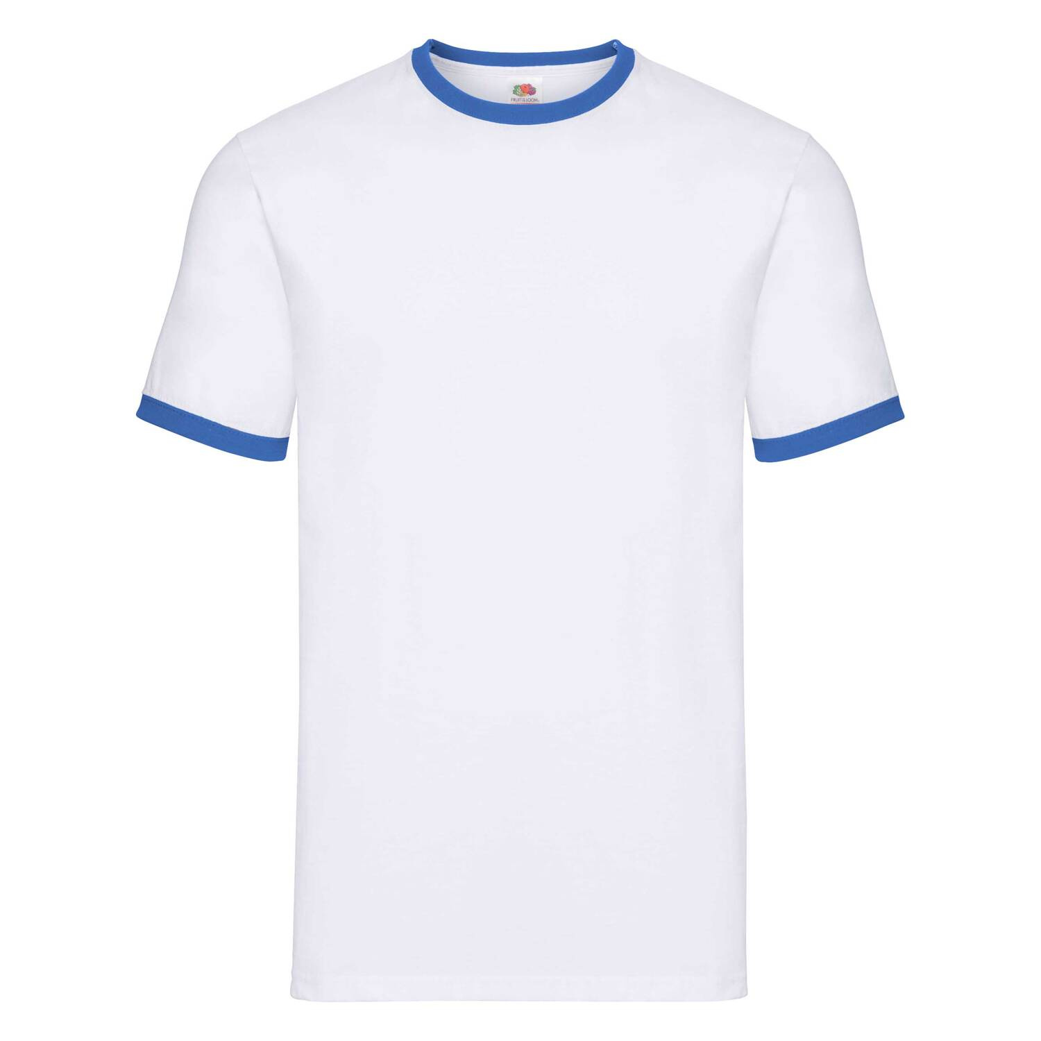White T-shirt Ringer Fruit of the Loom