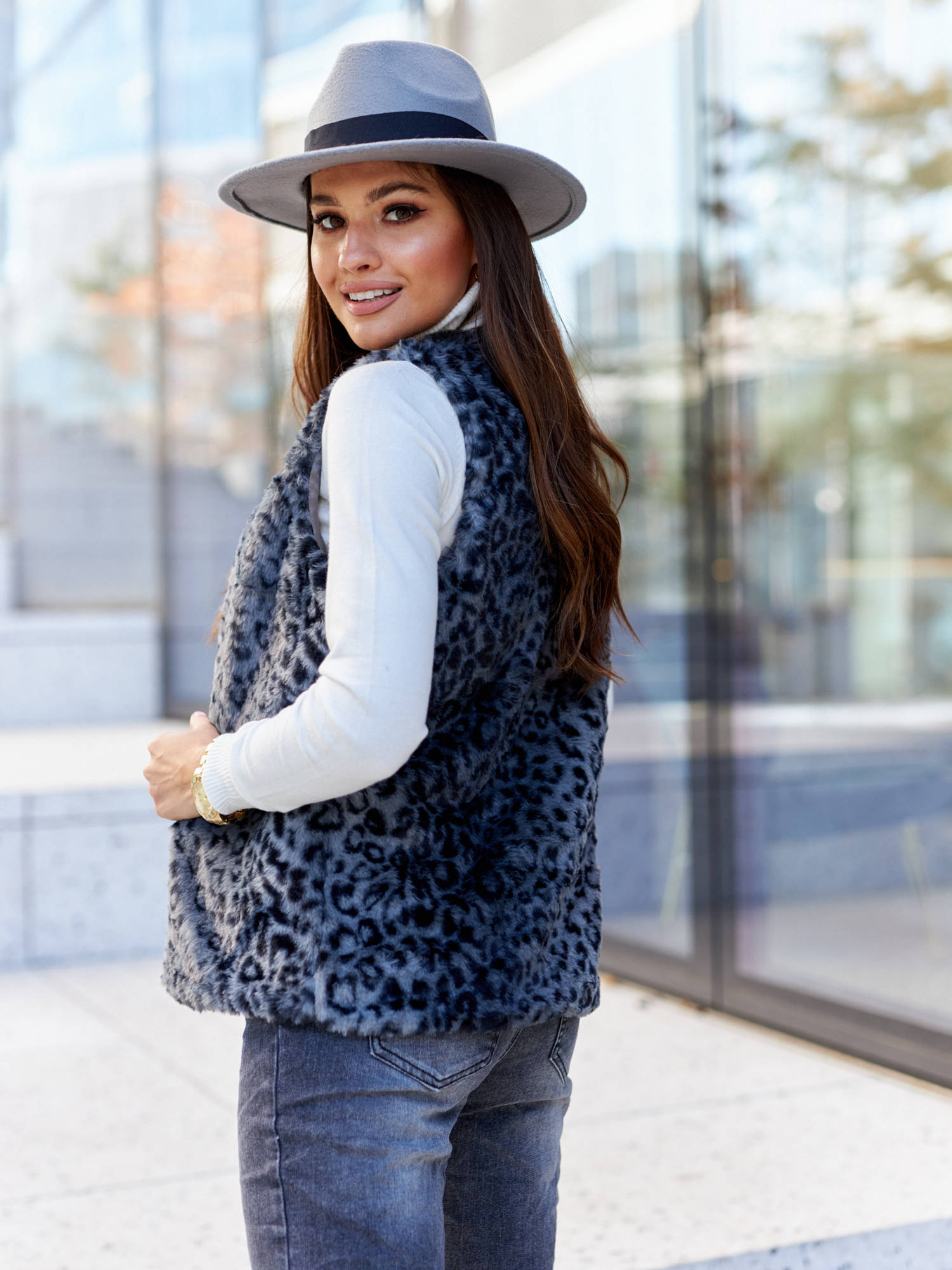 Anthracite vest Yups DT-031. R18