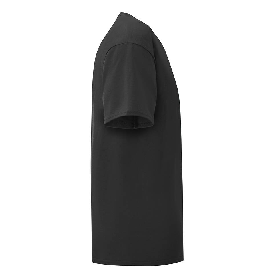 Black children's t-shirt in combed cotton Fruit of the Loom