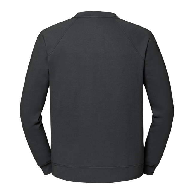 Grafitowa bluza męska Raglan Sweat Fruit of the Loom