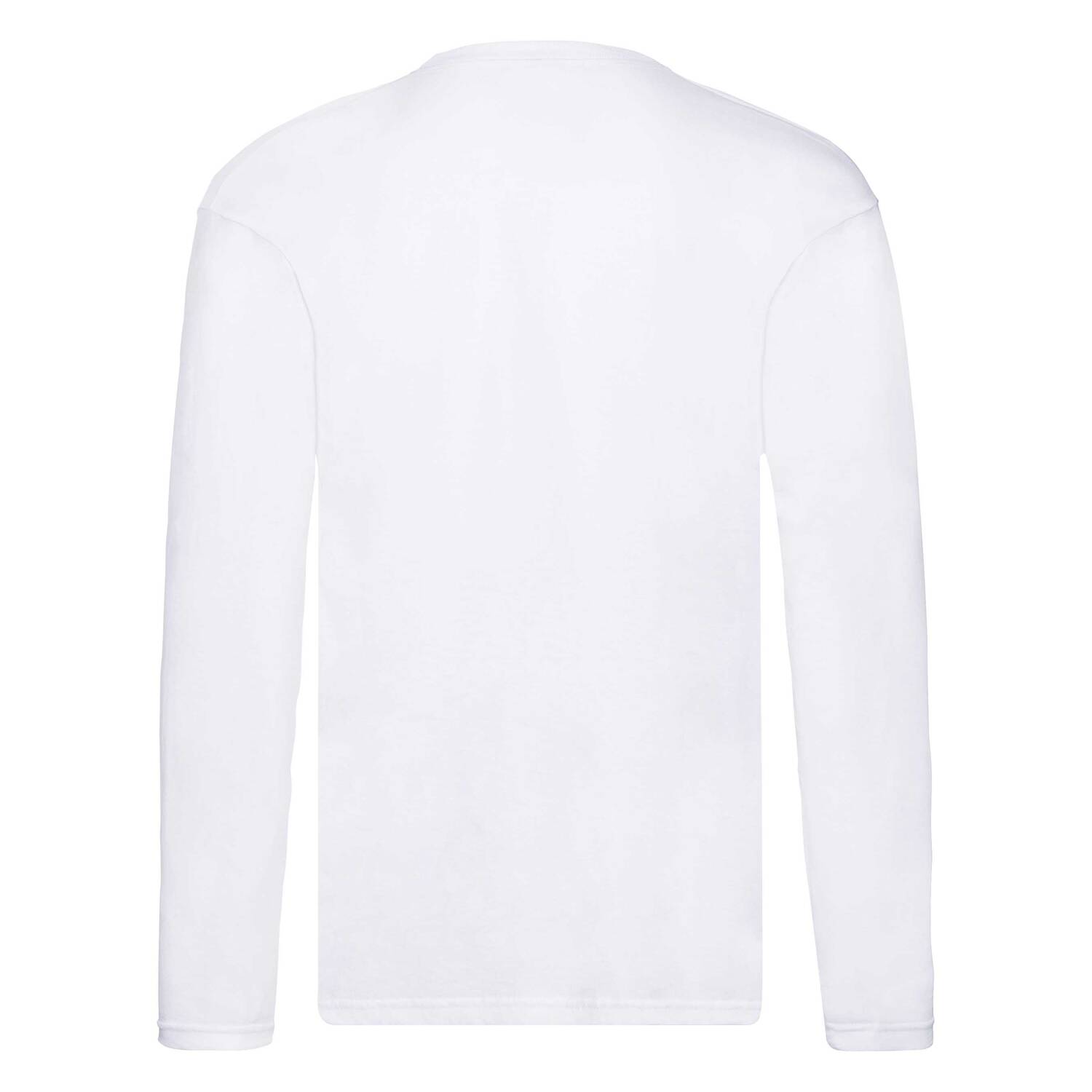 White Men's T-shirt Original Sleeve Fruit of the Loom
