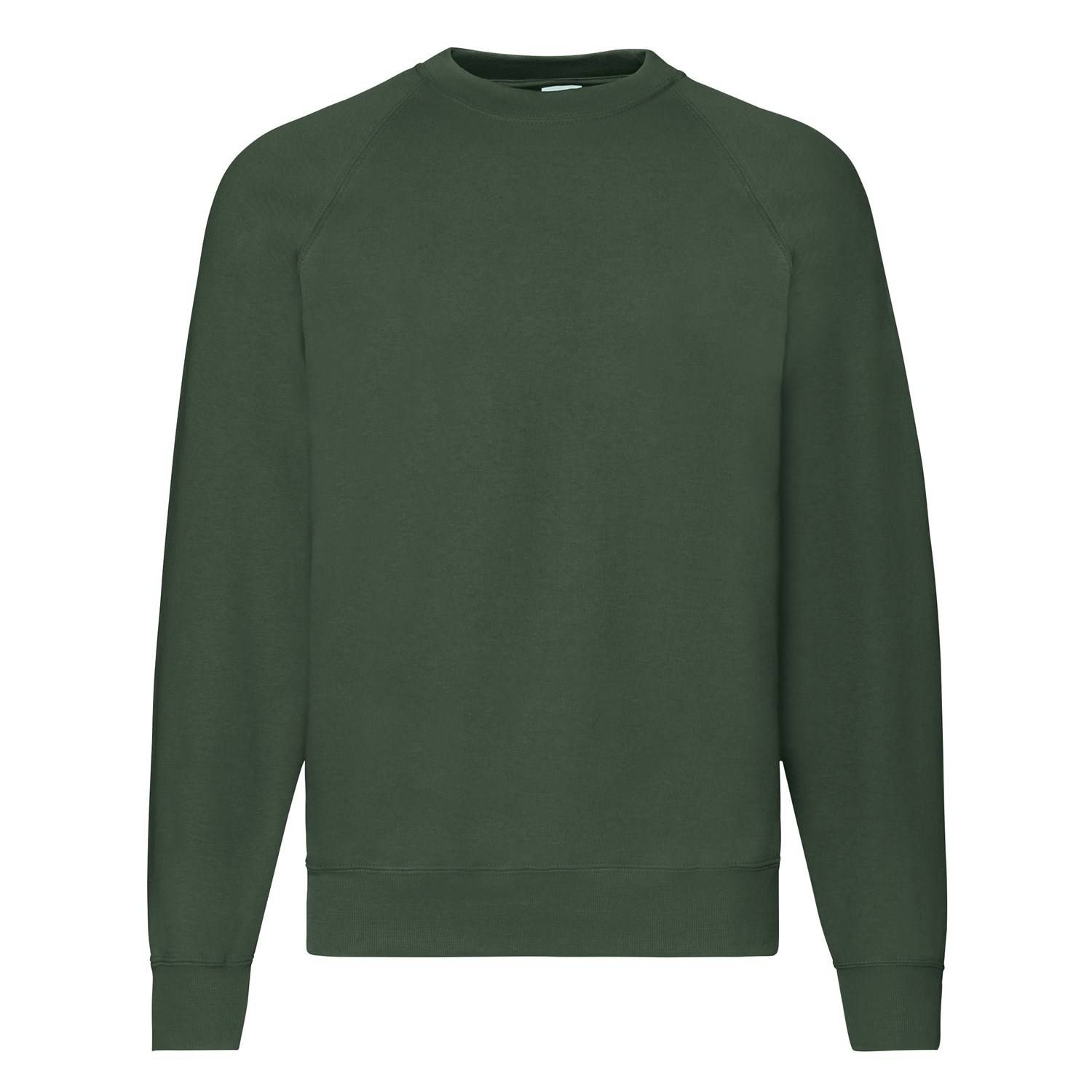 Biała bluza męska Raglan Sweat Fruit of the Loom