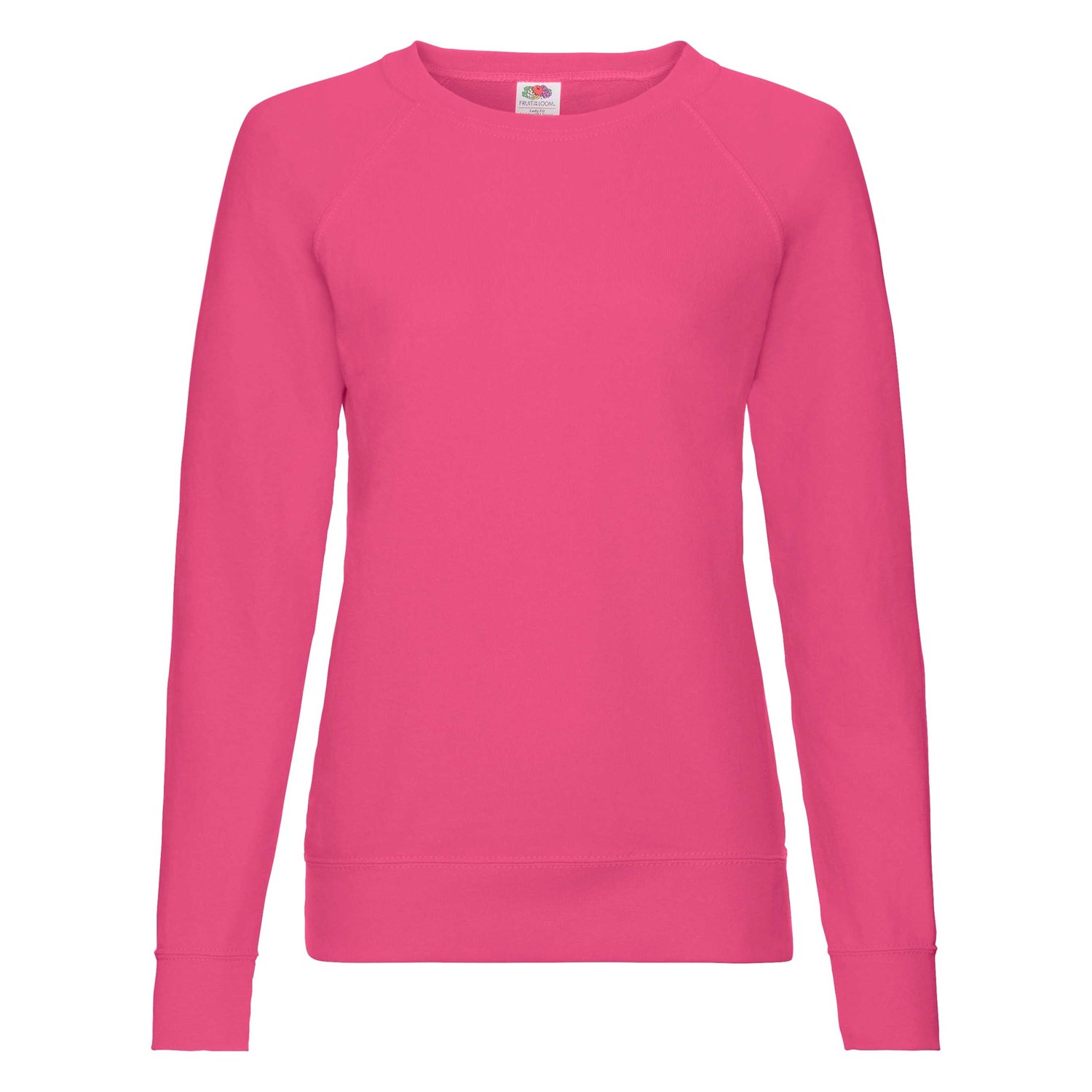 Levně Pink classic light sweatshirt Fruit of the Loom