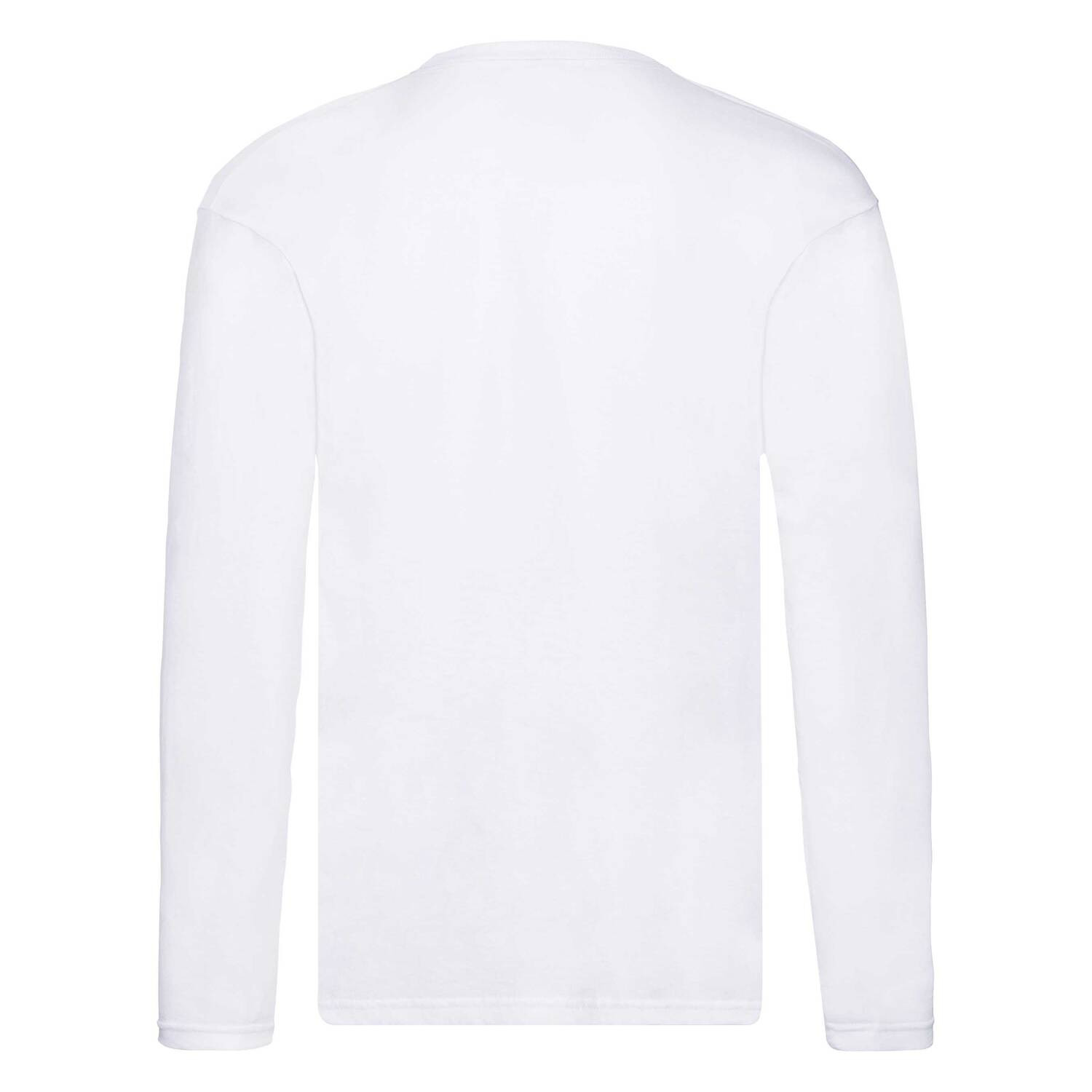 White Men's T-shirt Original Sleeve Fruit of the Loom