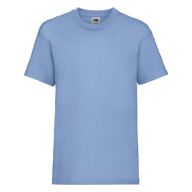 Tričko Fruit of the Loom Blue Cotton