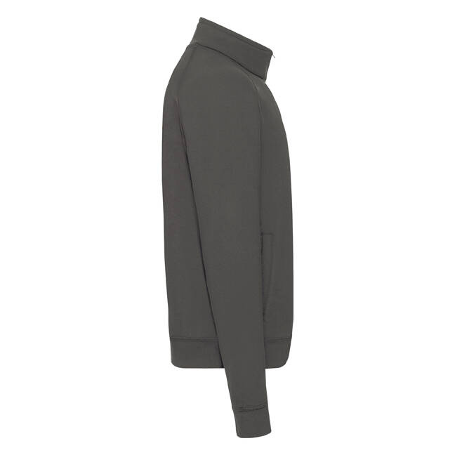 Grafitowa bluza męska Sweat Jacket Fruit of the Loom