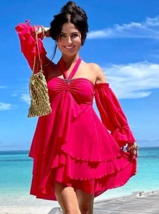 Red dress By o la la axp0747. R24