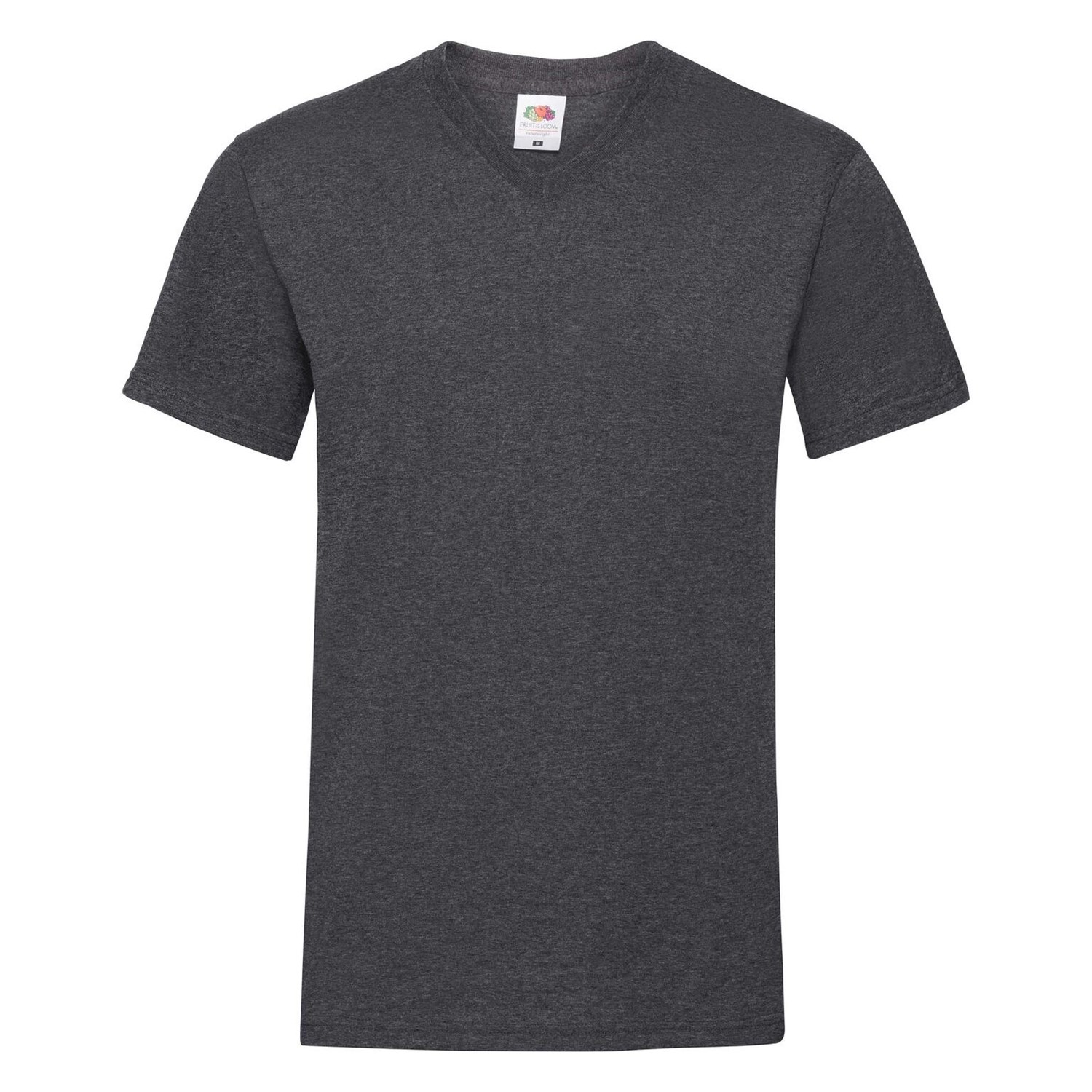 Szara koszulka męska Valueweight V-Neck Fruit of the Loom